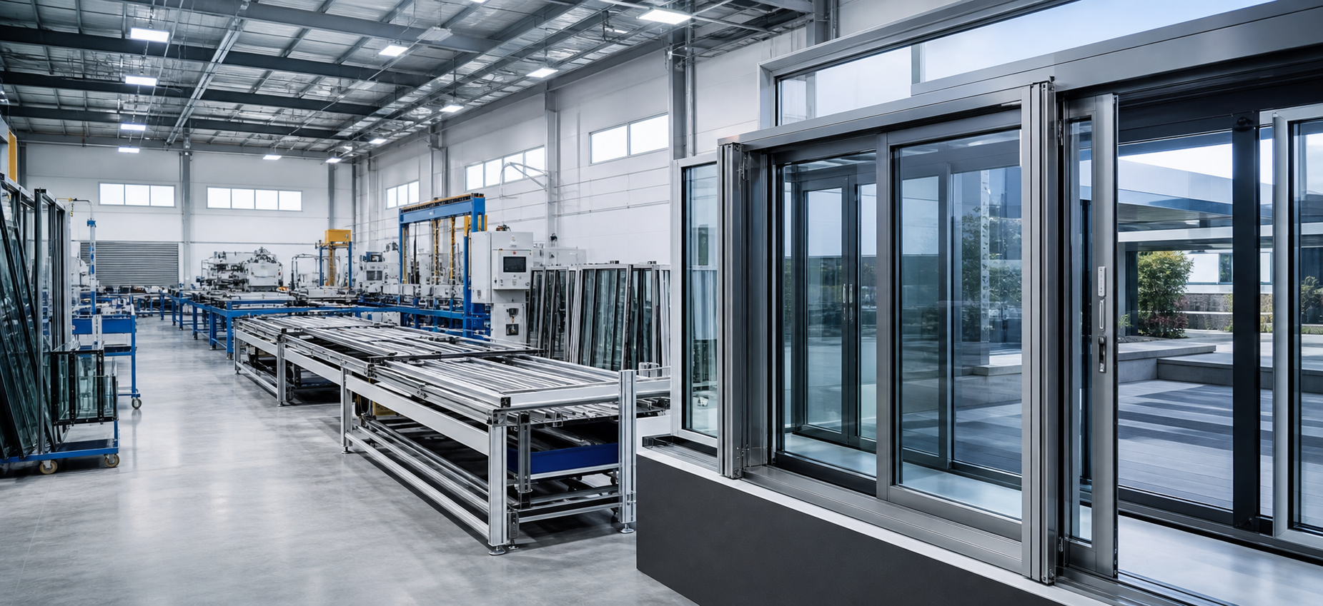 Aluminum window and door manufacturing facility