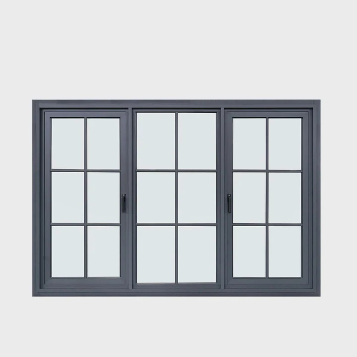 Double Glass Aluminum Casement Window