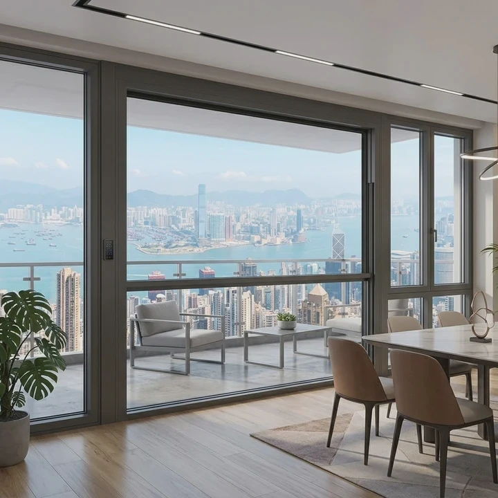 Motorized Vertical Sliding Window