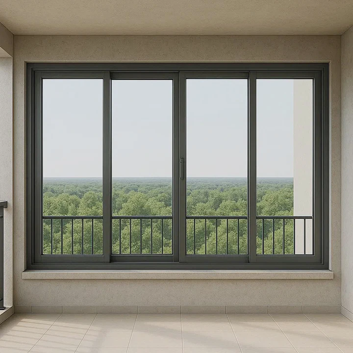 Windproof Double Glazed Casement Window