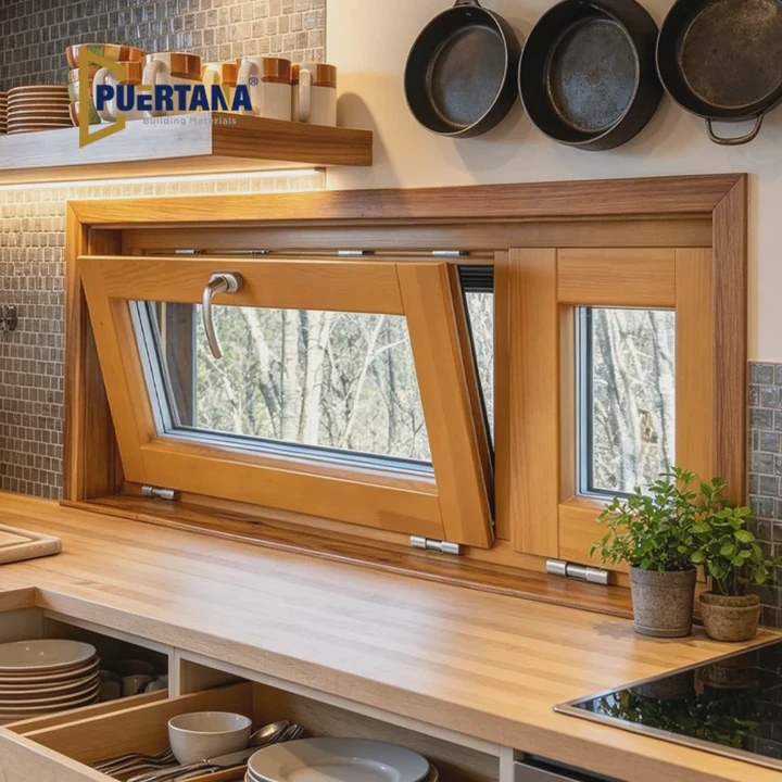 Wood Aluminum Passive Window