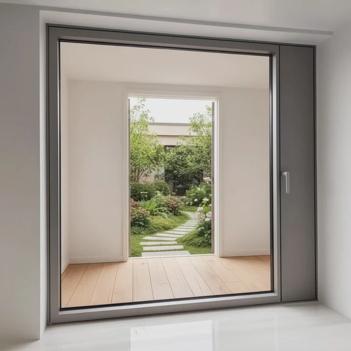 Black Aluminum Double Hung Windows And Doors